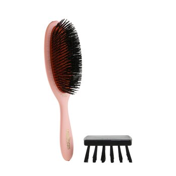 Cerda de jabalí - Cepillo de pelo mediano de cerdas extra pequeñas B2 - # rosa (generalmente utilizado para cabello fino)