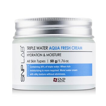 Lab + Triple Water Aqua Fresh Cream - Hidratación y humectación (para todo tipo de piel) (Fecha de vencimiento: 12/2021)