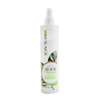 Spray de tratamiento con múltiples beneficios de infusión de coco todo en uno de Biolage (para todo tipo de cabello)