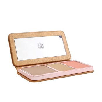 Anastasia Beverly Hills Paleta Facial (1x Bronceador, 1x Iluminador, 1x Brocha) - # Off to Costa Rica (Medium-Tan)