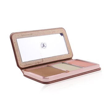 Paleta facial (1 bronceador, 1 resaltador, 1 rubor) - # Verano italiano (luz clara) (caja ligeramente dañada)