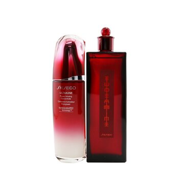 Shiseido Set Ultimune Poder & Revitalizante: Ultimune Concentrado Infundidor de Poder 100ml + Eudermine Esencia Revitalizante 200ml