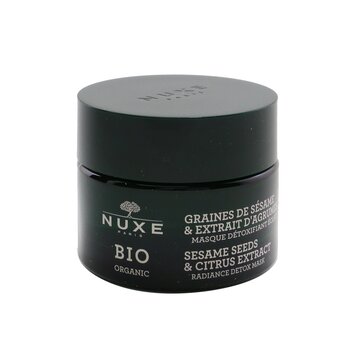 Nuxe Bio Organic Sesame Seeds & Citrus Extract Mascarilla Desintoxicación Radiante