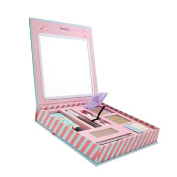 Paleta completa Getaway Glam (Primer + Bronceador + Gel para cejas + Iluminador + Máscara + Sombra de ojos + 2x Aplicador)