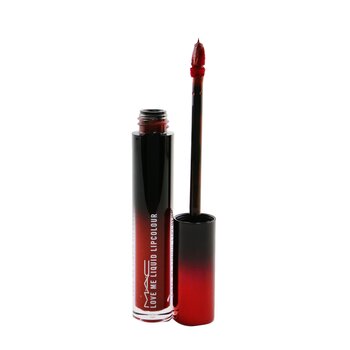 Color de labios líquido Love Me - # 493 E para sin esfuerzo (rojo burdeos intenso)