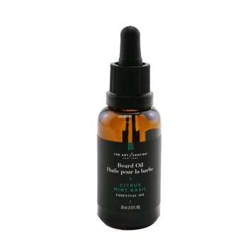 Beard Oil - Aceite de barba premium de cítricos, menta, albahaca