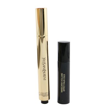 Juego Love All Lights On Me: (1x Touche Eclat 2.5ml + 1x Mini Mascara 2ml) - # 2 (Luminous Ivory)