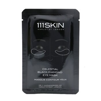 Máscara de ojos de diamante negro celestial