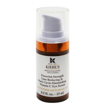 Kiehls Dermatologist Solutions Powerful-Strength Suero de Ojos Reductor de Líneas & Disminuidora de Ojeras Oscuras