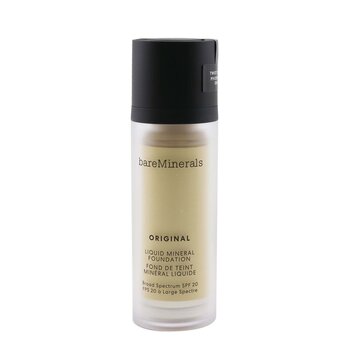 Base de maquillaje líquida mineral original SPF 20 - # 03 Bastante clara (para una piel muy clara y cálida con un sutil tono melocotón)