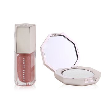 Diamond Bomb Baby Travel Luminizing Set (1x Resaltador, 1x Iluminador de labios)