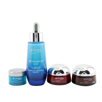 Life Plankton Gift Set: Elixir 50ml + Crema de día Blue Therapy 15ml + Crema de noche Blue Therapy 15ml + Lifting Plankton Eye 5ml