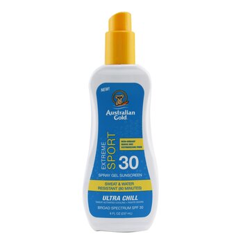 Australian Gold Extreme Sport Spray Gel con Ultra Chill SPF 30