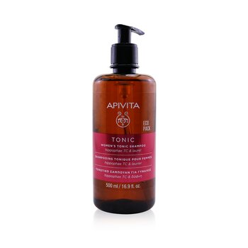 Apivita Champú tónico para mujeres con Hippophae TC y laurel (ayuda a mejorar el grosor del cabello)