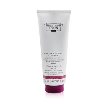 Christophe Robin Colour Shield Mask with Camu-Camu Berries - Colored, Bleached or Highlighted Hair