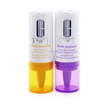 Fresh Pressed Clinical Daily+Overnight Boosters (1x Daily Booster 8.5ml/0.29oz+ 1x Overnight Booster 6ml/0.2oz)