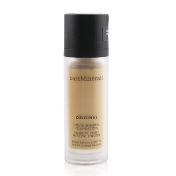 Base de maquillaje líquida mineral original SPF 20 - # 20 Golden Tan (para piel fresca de bronceado medio con un tono rosado) (Fecha de caducidad 07/2022)