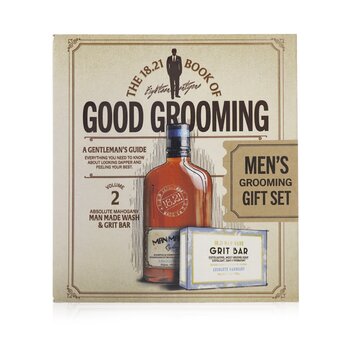 Book of Good Grooming Set de regalo Volumen 2: Absolute Mahogany (lavado 532 ml + barra de grano 198 g)