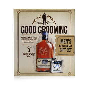 Book of Good Grooming Set de regalo Volumen 3: Absolute Mahogany (Lavado 532ml + Aceite 60ml)