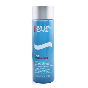 Homme T-Pur Anti Oil & Shine Loción Bi-Phase Matificante y Purificante