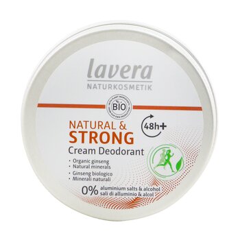 Desodorante en Crema Natural y Fuerte - Con Ginseng Orgánico