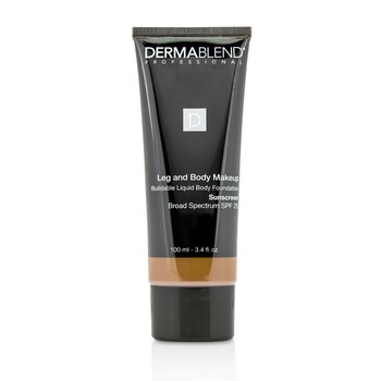 Maquillaje para piernas y cuerpo Base de maquillaje líquida para el cuerpo Protector solar de amplio espectro SPF 25 - #Deep Natural (fecha de caducidad 12/2022)