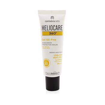 Heliocare by Cantabria Labs Heliocare 360 Gel - Oil Free (Dry Touch) SPF50 (Box Slightly Damaged)