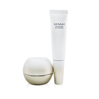 Kanebo Sensai Total Eye Treatment Set: Refreshing Eye Essence + Melty Rich Crema Para Ojos