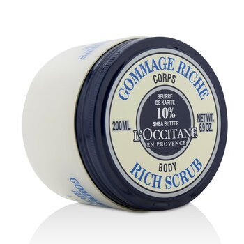 Exfoliante corporal rico en manteca de karité (embalaje ligeramente dañado)