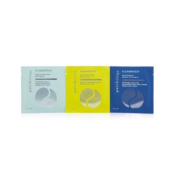 FlashPatch Eye Gels - All Eyes On You Eye Perfecting Trio Kit: rejuvenecedor, iluminador, restaurador (sin caja)