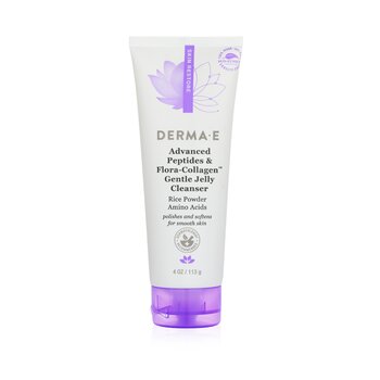 Derma E Limpiador suave en gel con péptidos y flora-colágeno avanzados Skin Restore