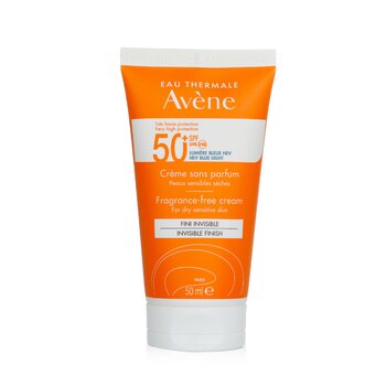 Avene Very High Protection Fragrance-Free Crema SPF50+ - For Dry Sensitive Skin