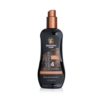 Spray Gel Protector Solar SPF 4 con Bronceador Instantáneo