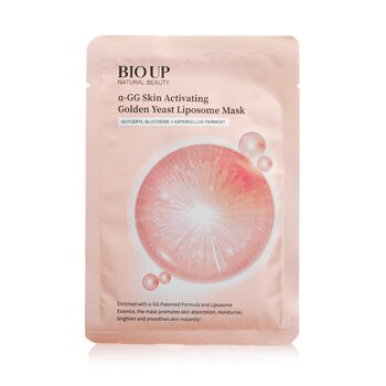 Natural Beauty BIO UP a-GG Skin Activating Golden Yeast Liposome Mask (Exp Date: 05/2026)