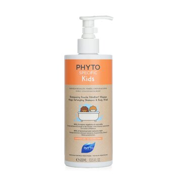 Phyto Specific Kids Magic Detangling Shampoo & Body Wash - Cabello y cuerpo rizados y en espiral (Para niños a partir de 3 años)