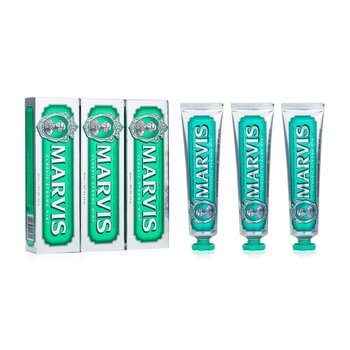Trio Set: 3x Pasta de dientes Classic Strong Mint con xilitol