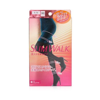 SlimWalk Compression Tights, Stepped Pressure Design - # Black (Size S-M)