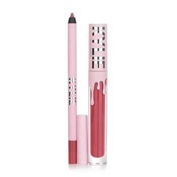 Kit de Labios Mate: Labial Líquido Mate 3ml + Perfilador de Labios 1.1g - # 500 Kristen Matte