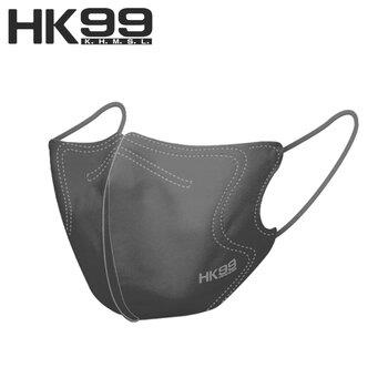HK99 (Tamaño normal) MÁSCARA 3D (30 piezas) Negro