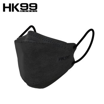 HK99 - [Hecho en Hong Kong] MÁSCARA 3D (30 piezas/Caja) Negro