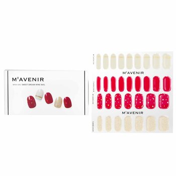 Mavenir Nail Sticker (Red) - # Sweet Dream Wine Nail