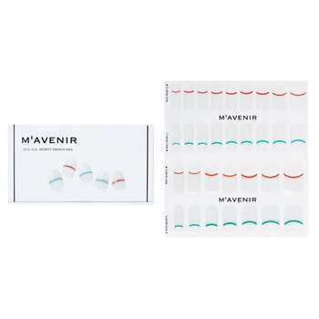 Mavenir Nail Sticker (Patterned) - # Sporty French Nail