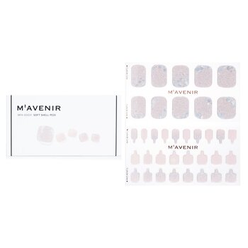 Mavenir Nail Sticker (Assorted Colour) - # Soft Shell Pedi