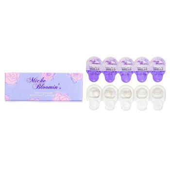 Miche Bloomin Quarter Veil 1 Day Color Contact Lenses (107 Clear Grege) - - 2.50