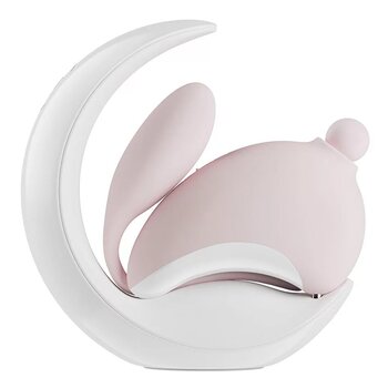 Rabbit Moon Sip G-spot Vibrator con Night Light Holder - # Pink