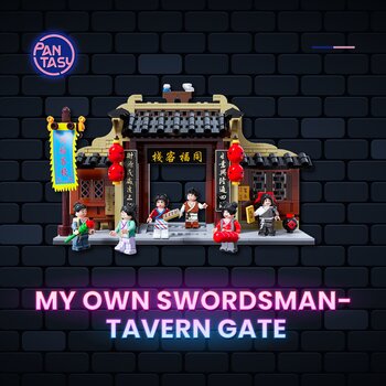 Pantasy My Own Swordsman - Tavern Gate Building Bricks Set