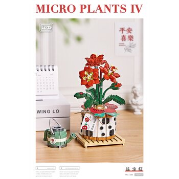 LOZ Mini Blocks - Eternal Flowers Garden Series - Destinado a ser rojo