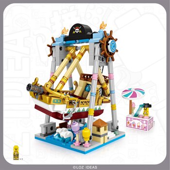 LOZ Dream Amusement Park Series - Barco pirata