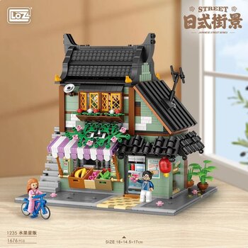 Loz LOZ Ideas Mini Block - Fruit Shop Building Bricks Set