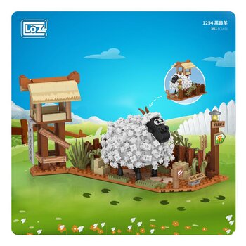 Serie LOZ Mini Blocks Farm - Ovejita